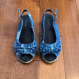 Justice wedge sandals